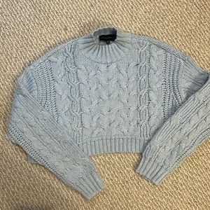 Cotton candy LA bloom chunky sweater